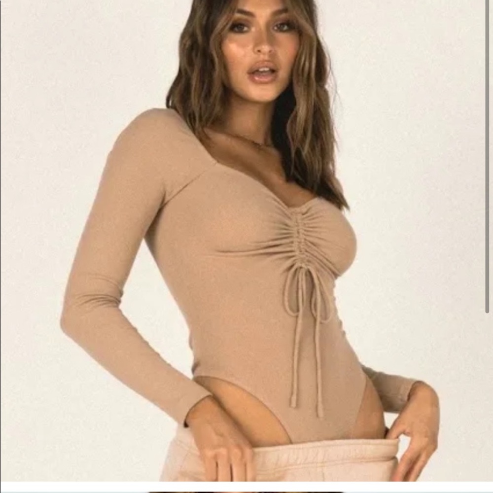 Princess Polly Archie Bodysuit in Nude